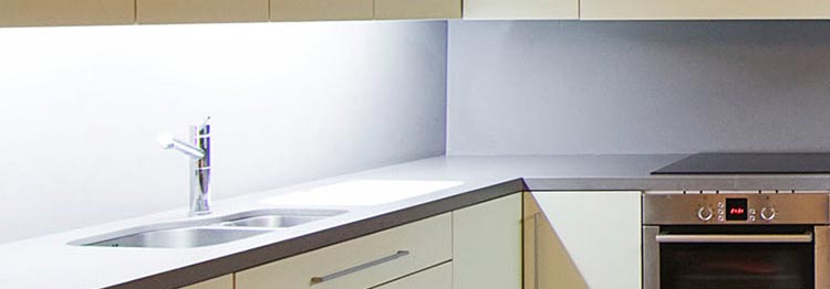 Example of LED under cabinet lighting